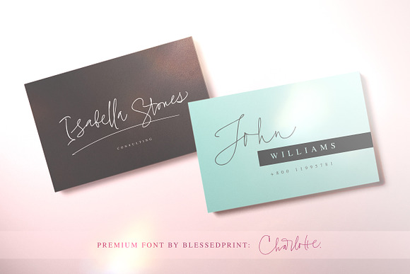 Charlotte Script with 120 ligatures in Script Fonts - product preview 9