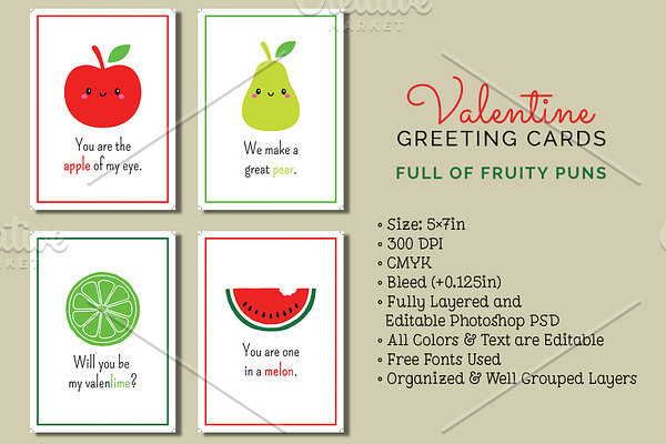 4 Valentine's Day Cards