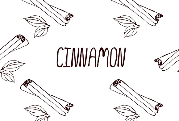 Spices & Herbs: Cinnamon in Patterns - product preview 2