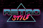 80's Retro Graphic Styles