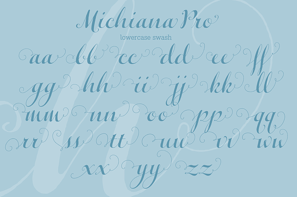 Michiana Pro in Script Fonts - product preview 4