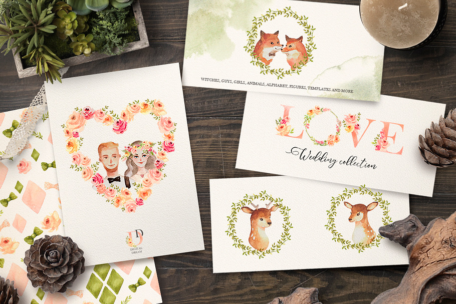 LOVE wedding  floral collection