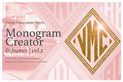 Diamond Monogram Creator & Frames