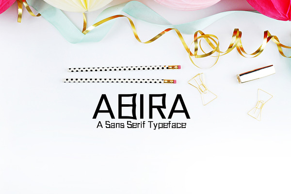 Abira Sans Serif 6 Font Family Pack