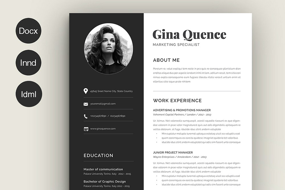 Resume Gina