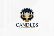 Candles Logo Template