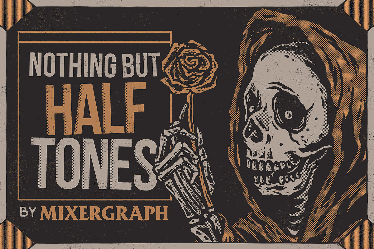 Nothing but Halftones in Photoshop Brushes - product preview 8