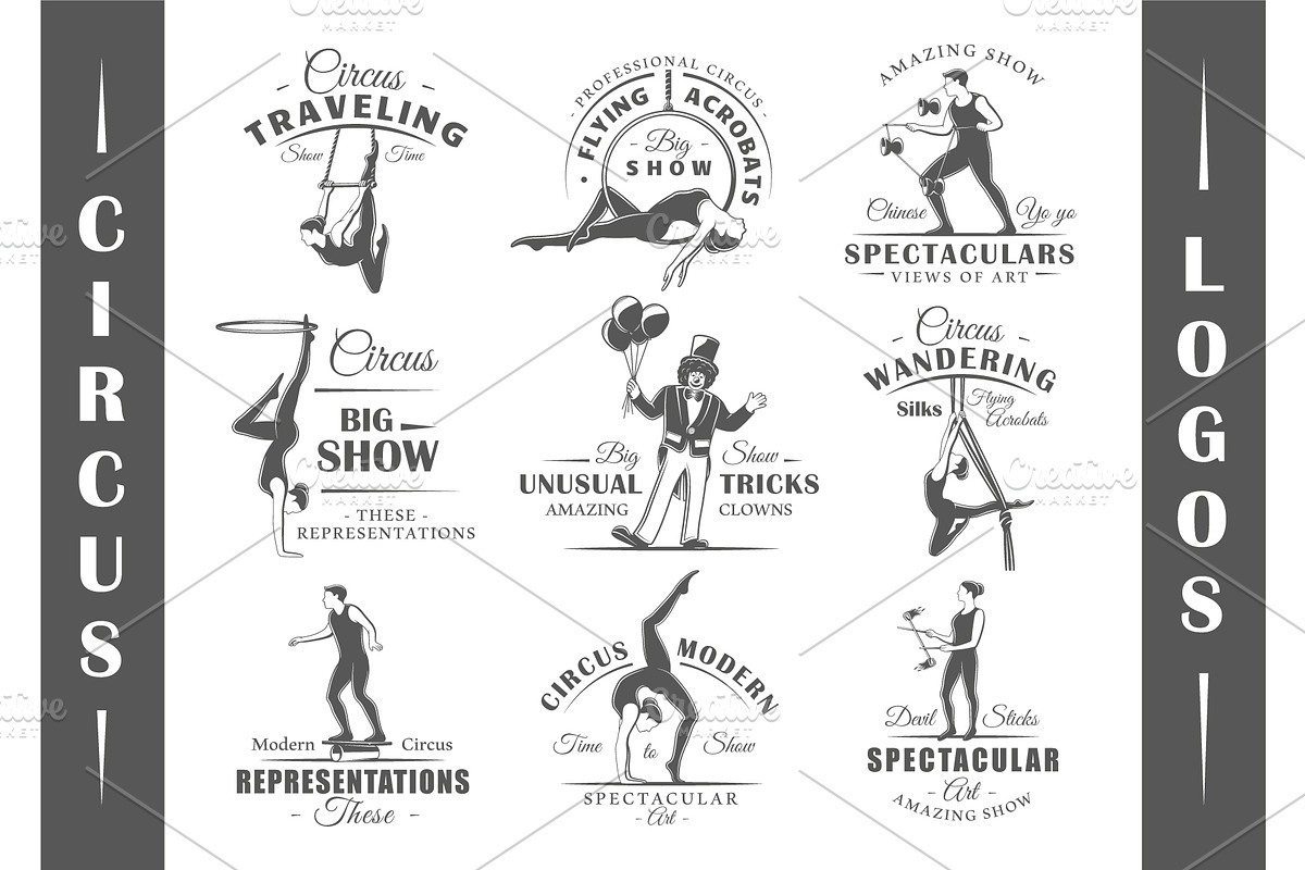 30 Circus Logos Templates in Logo Templates - product preview 8