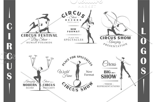 30 Circus Logos Templates in Logo Templates - product preview 2
