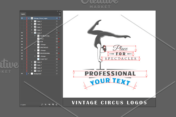 30 Circus Logos Templates in Logo Templates - product preview 10