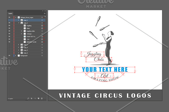 30 Circus Logos Templates in Logo Templates - product preview 12