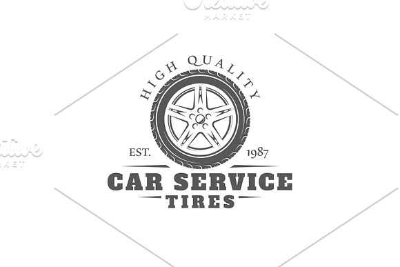 9 Car Service Logos Templates Vol.1 in Logo Templates - product preview 4