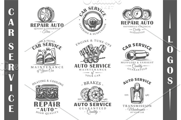 18 Car Service Logos Templates in Logo Templates - product preview 2