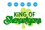 King of Shenanigans St Pattys SVG
