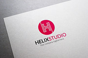 Helix Studio H Letter Logo