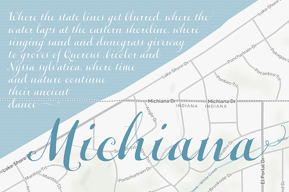 Michiana Pro in Script Fonts - product preview 8