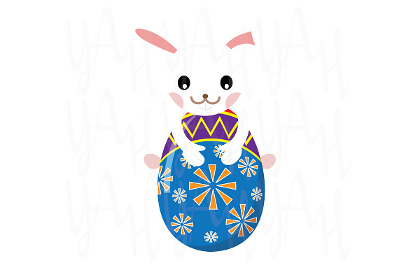 Easter Cute Clip Art in Illustrations - product preview 2