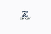 Zengar Z text industrial Tools Logo