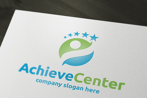 Achieve Center in Logo Templates - product preview 1