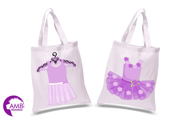 Ballet Clipart in Lavender, 1318 in Illustrations - product preview 1