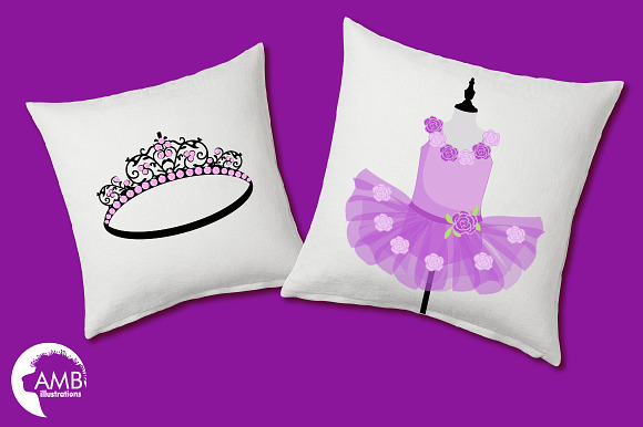 Ballet Clipart in Lavender, 1318 in Illustrations - product preview 2