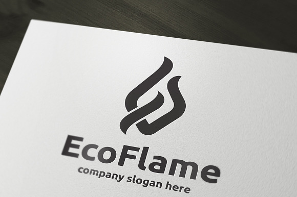 Eco Flame in Logo Templates - product preview 2