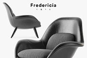 Fredericia Swoon armchair 