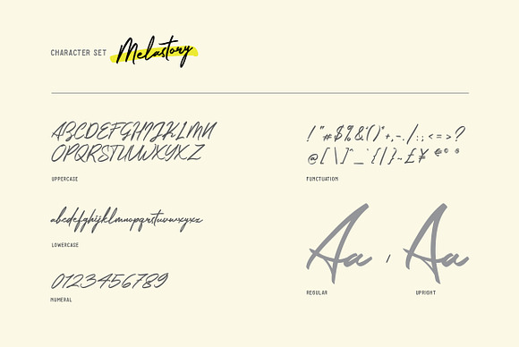 Signature Font - Melastory Script in Signature Fonts - product preview 2