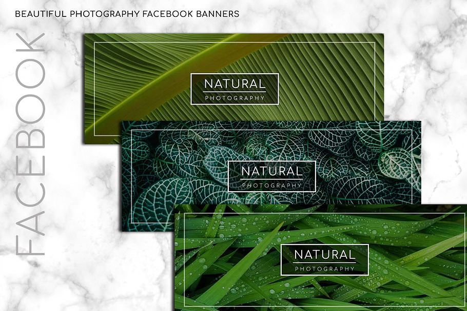 Natural Photography FB Banner in Facebook Templates - product preview 8
