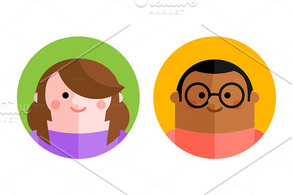 168 cool male and female avatars in Cool Icons - product preview 6