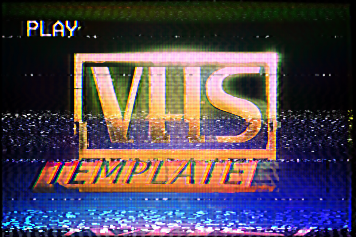 VHS Effect Template | Unique Photoshop Add-Ons ~ Creative Market