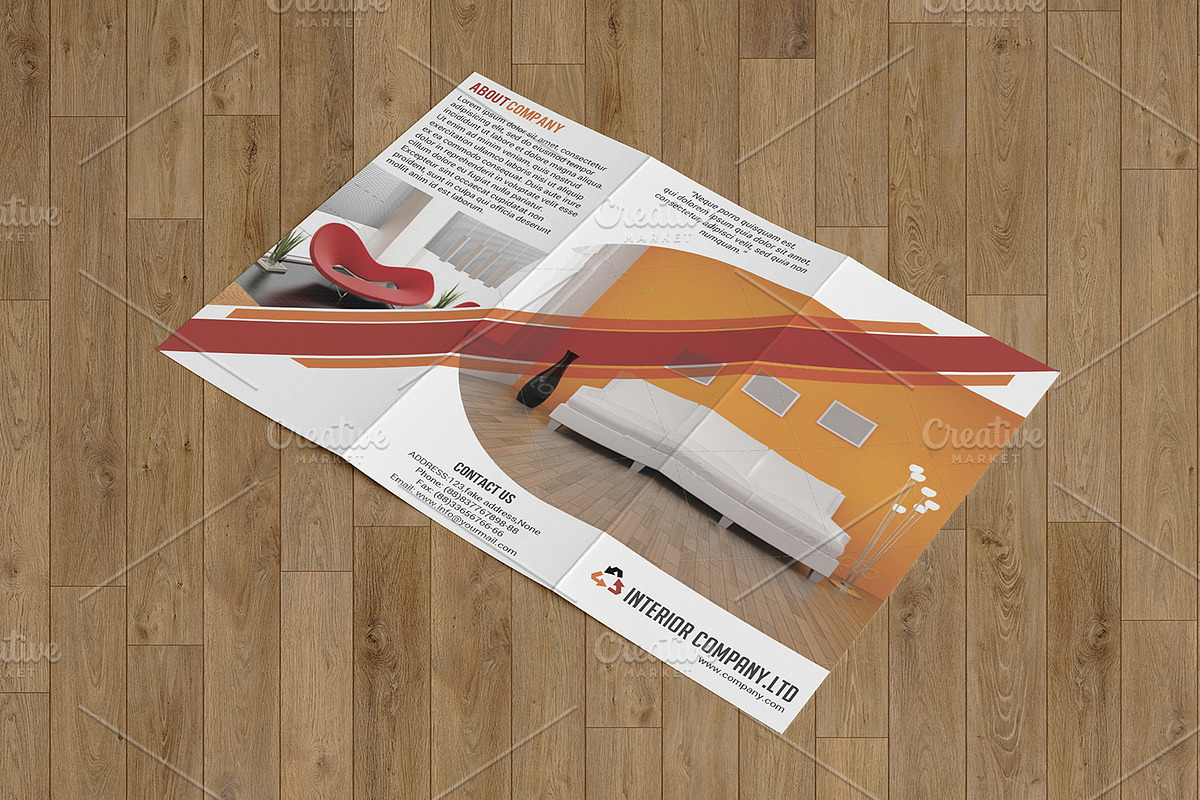Trifold Interior Brochure - V784 in Brochure Templates - product preview 8