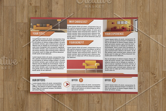 Trifold Interior Brochure - V784 in Brochure Templates - product preview 1