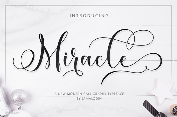 Miracle Script in Script Fonts - product preview 10