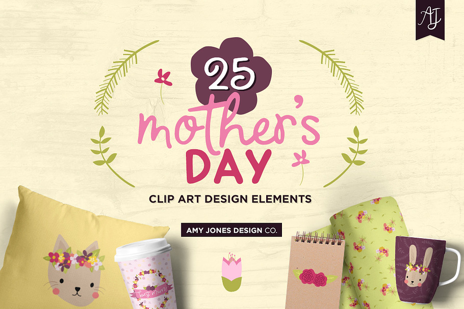 Springtime Mother's Day Clipart
