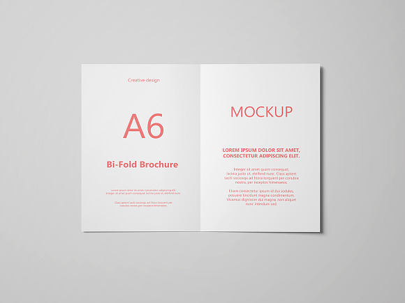 A6 Portrait Greeting Card Mockup in Product Mockups - product preview 1