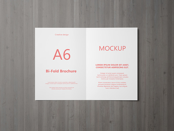 A6 Portrait Greeting Card Mockup in Product Mockups - product preview 2