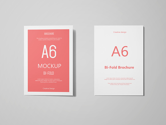 A6 Portrait Greeting Card Mockup in Product Mockups - product preview 11