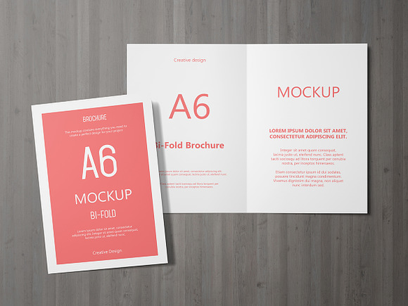 A6 Portrait Greeting Card Mockup in Product Mockups - product preview 16
