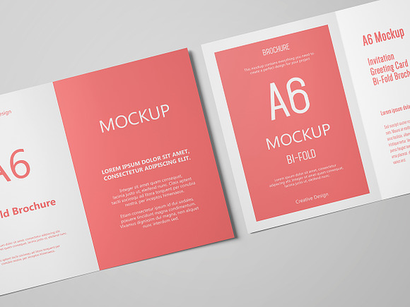 A6 Portrait Greeting Card Mockup in Product Mockups - product preview 19