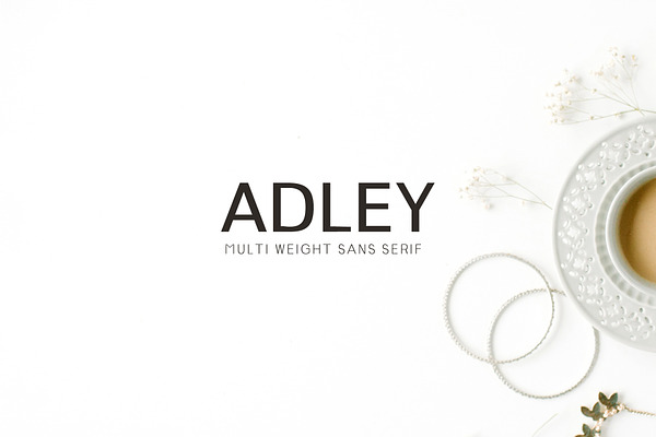 Adley Sans Serif 3 Font Family Pack