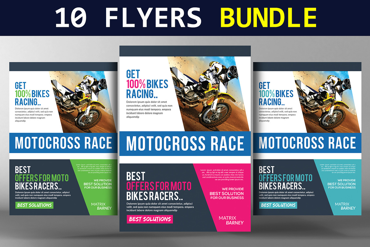 10 Global Business Flyers Bundle in Flyer Templates - product preview 8