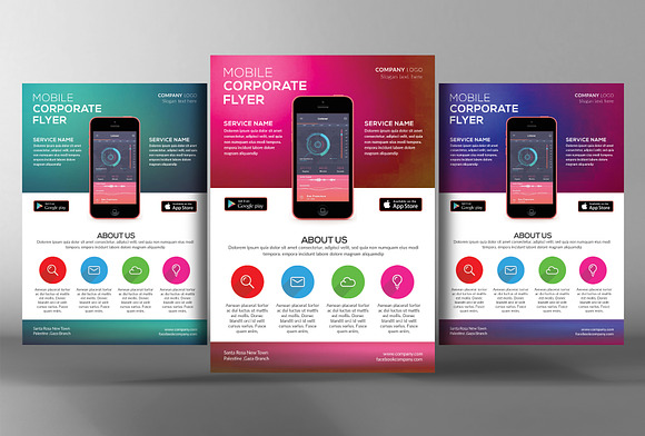 10 Global Business Flyers Bundle in Flyer Templates - product preview 1