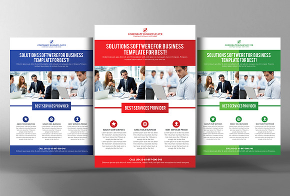 10 Global Business Flyers Bundle in Flyer Templates - product preview 4