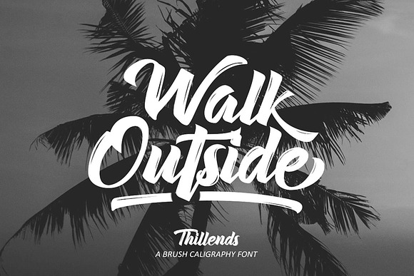 Thillends in Script Fonts - product preview 1