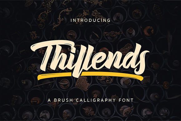 Thillends in Script Fonts - product preview 2