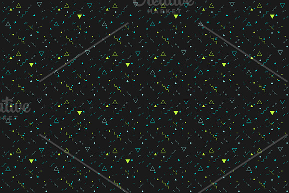 16 hip geometric seamless patterns in Patterns - product preview 4