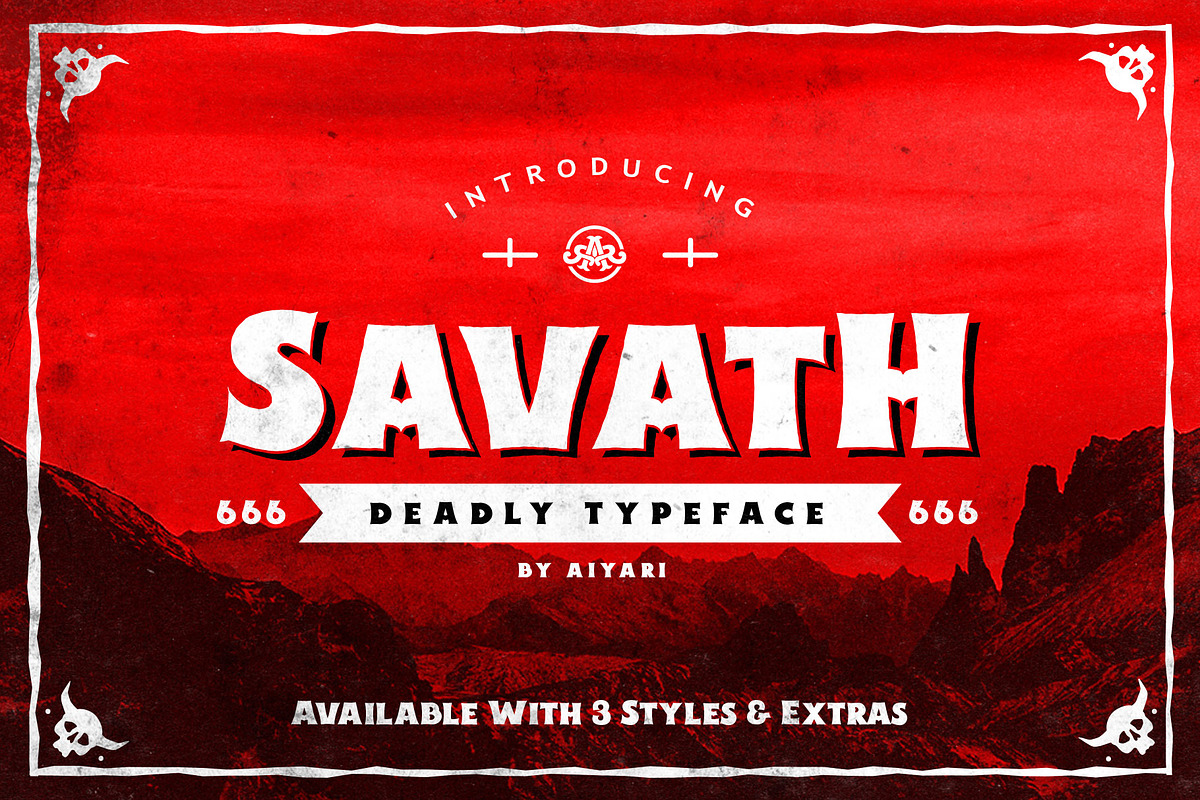 Savath + Extras in Scary Fonts - product preview 8