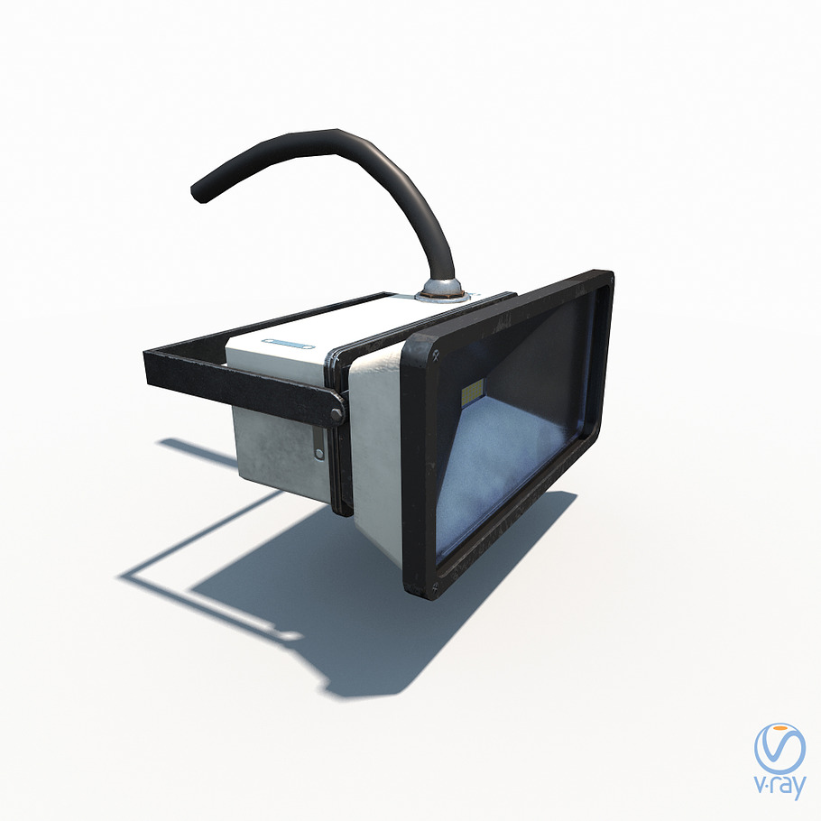 Led Halogen Low Poly PBR in Appliances - product preview 2