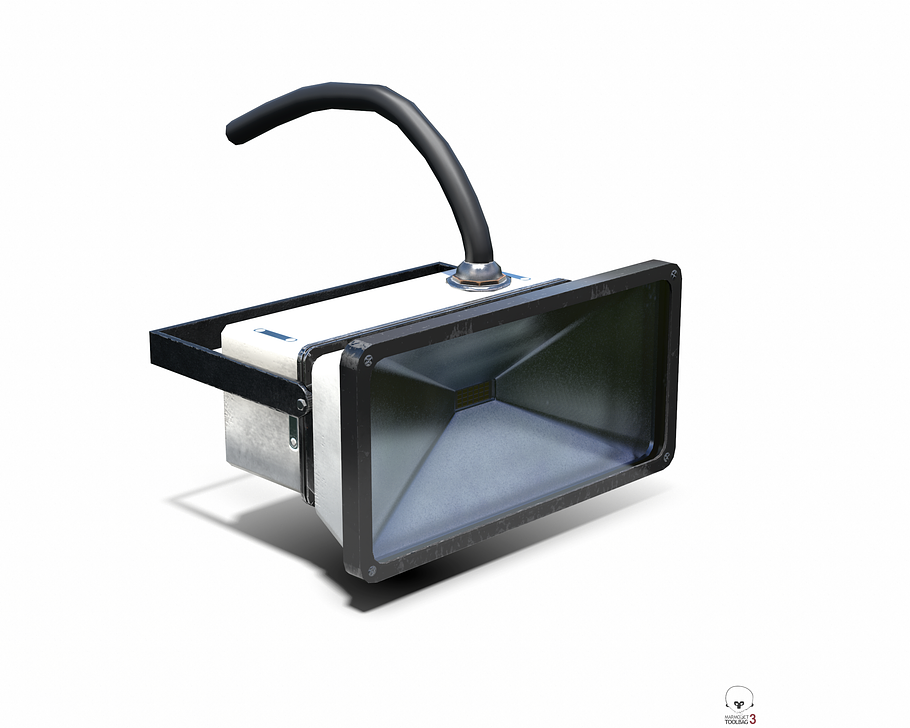Led Halogen Low Poly PBR in Appliances - product preview 5